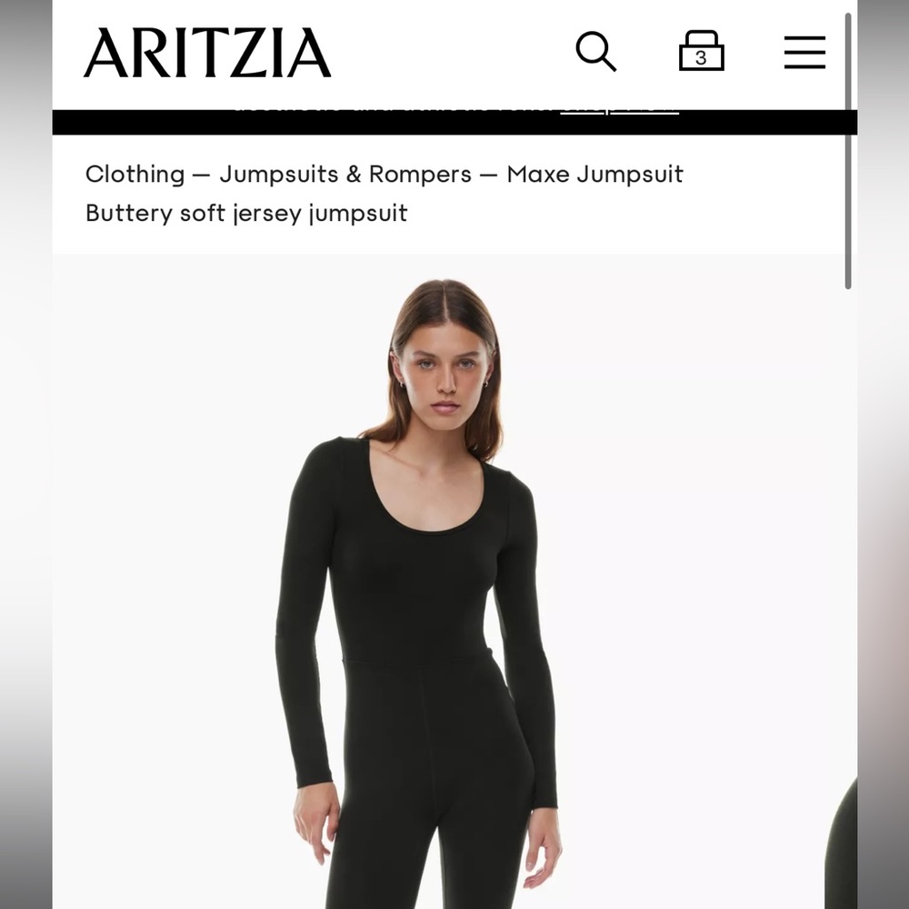 Aritzia jumpsuit warn 2 times